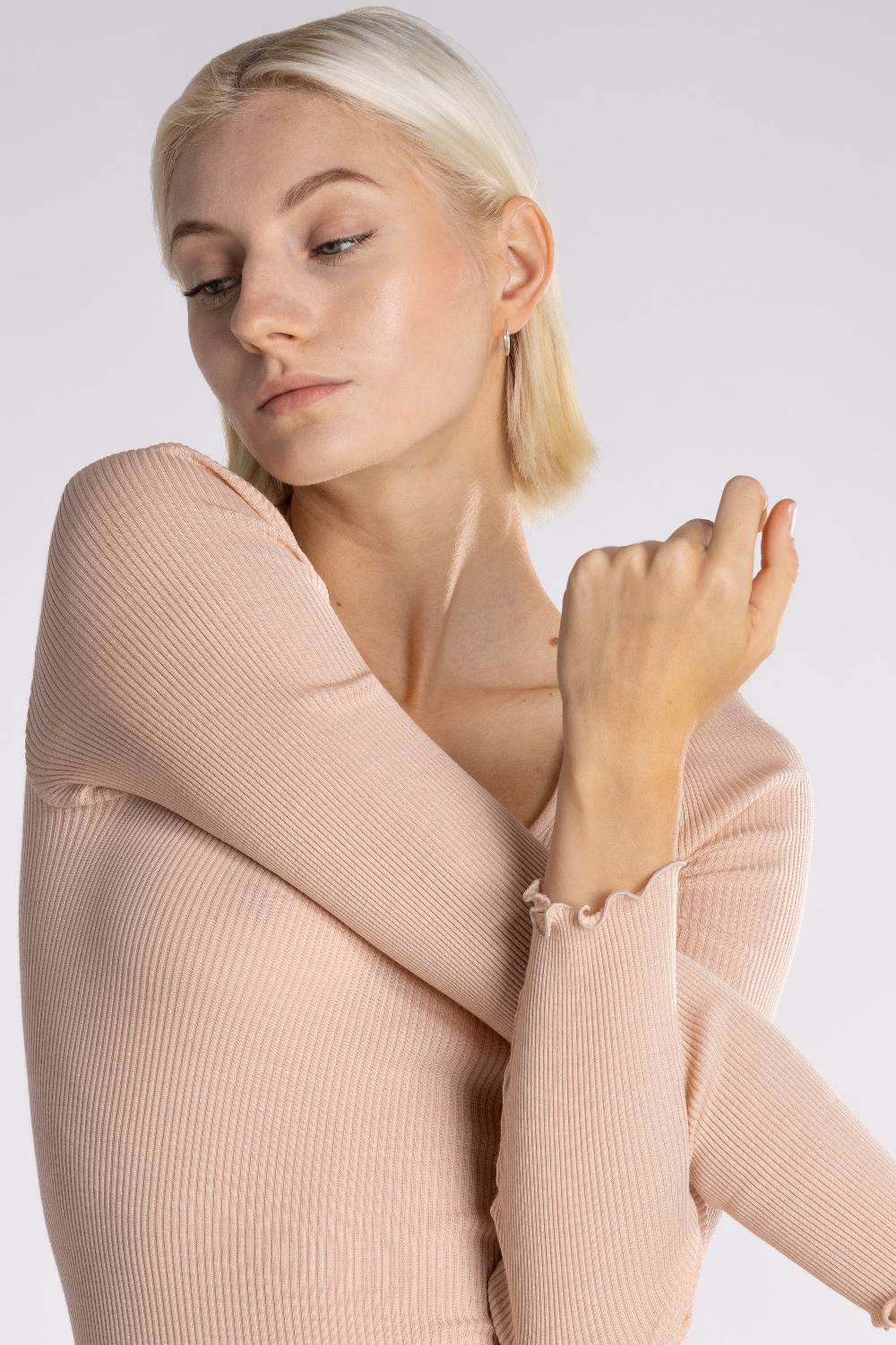 Oscalito Body Maniche Lunghe Donna Lana&Seta 3487