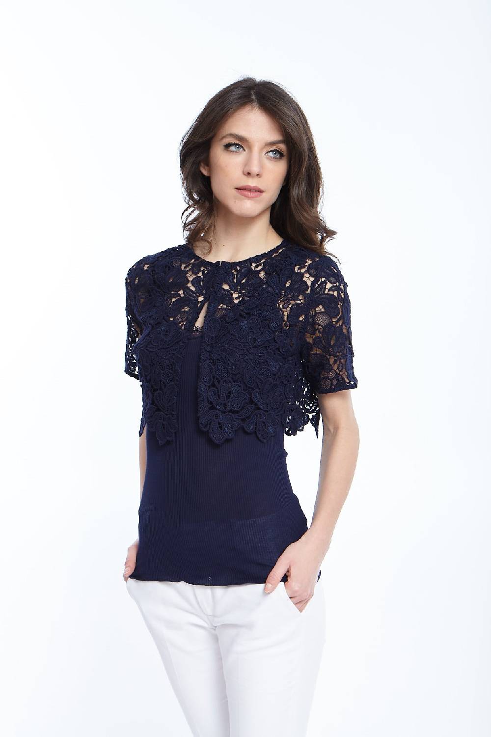 Oscalito Bolero Maniche Corte 8442