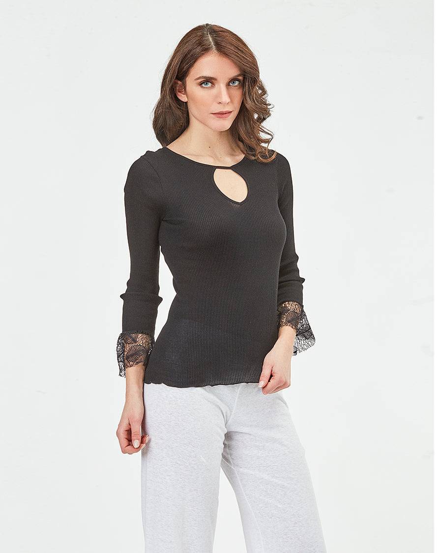 Oscalito Camicia 3/4 Donna 100% Cotone 5776
