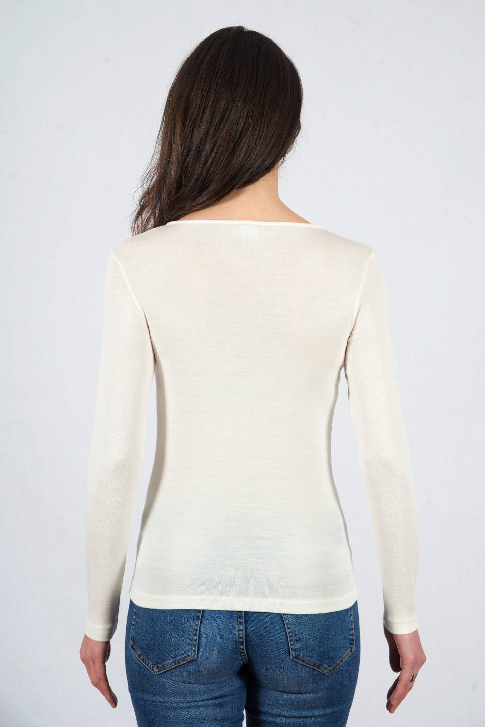 Oscalito Camicia A Maniche Lunghe Lana E Seta 3476