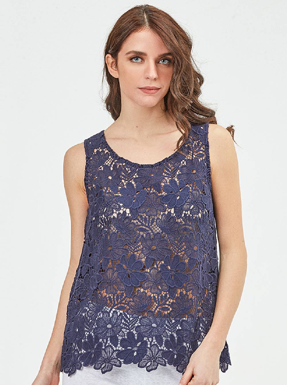 Oscalito Canotta Allover Macramè 5750