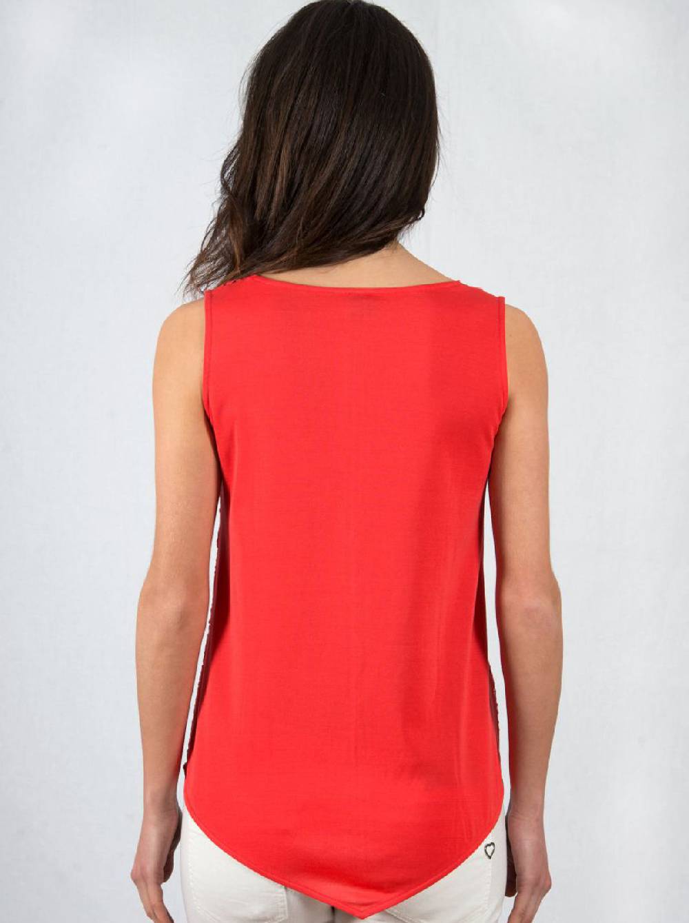 Oscalito Canotta Allover Macramè Cotone 4530