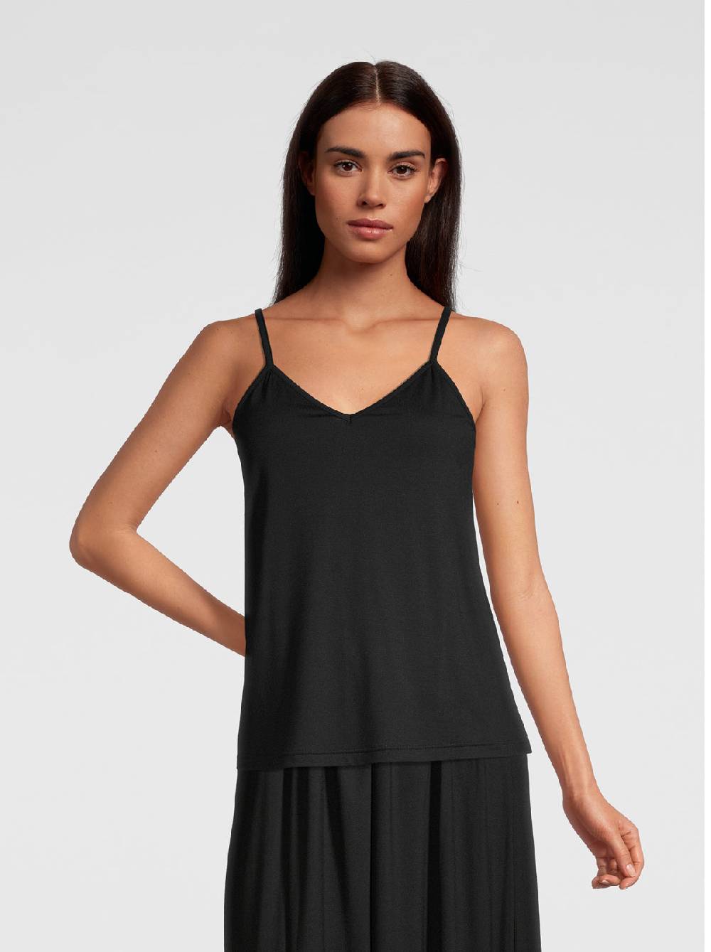 Oscalito Canotta Con Scollo A V In Micromodal 1231