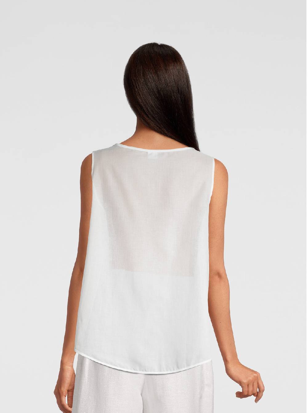 Oscalito Canotta In Voile Di Cotone 6560
