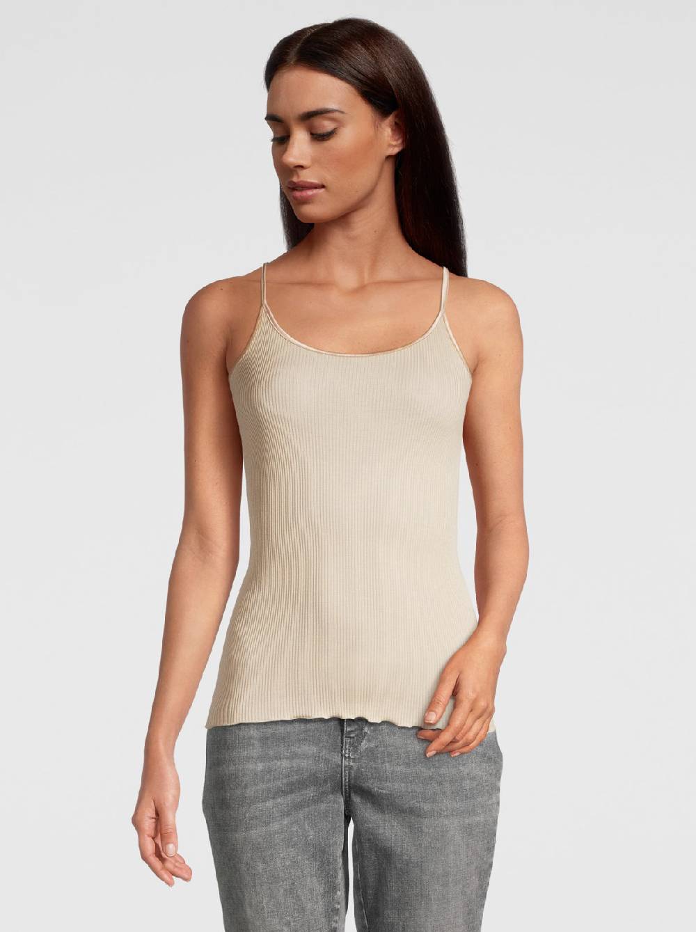 Oscalito Filoscozia® Top Con Bordo In Raso 3109