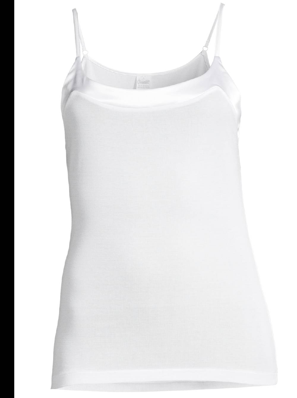 Oscalito Filoscozia Top con Bordo in Raso 16124