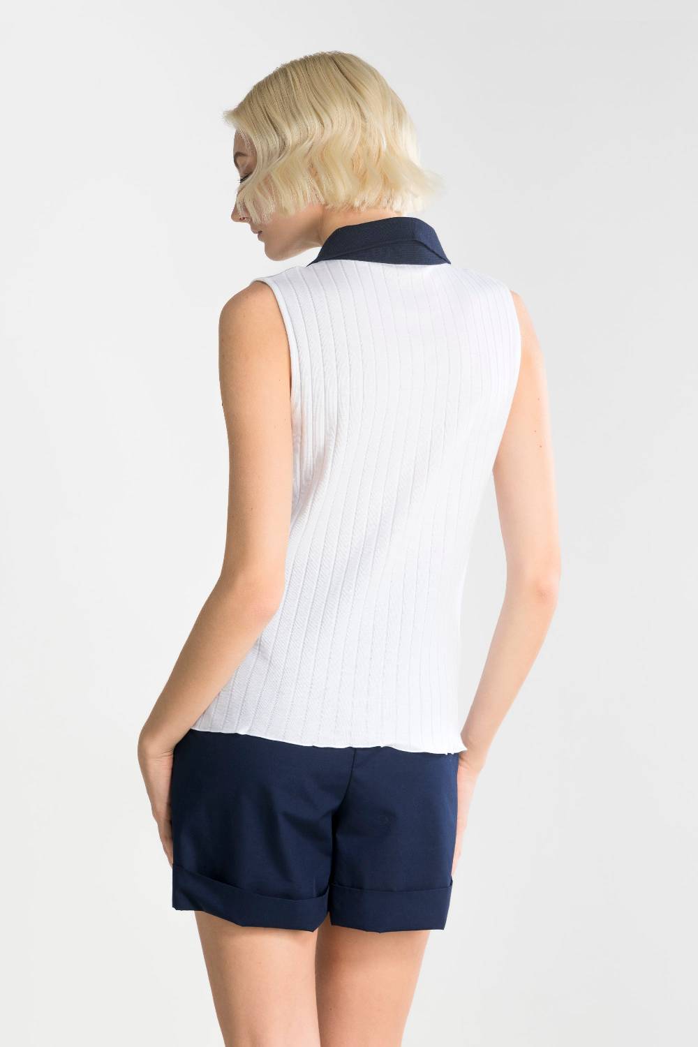 Oscalito Gilet Con Bottoni Donna Cotone 7160