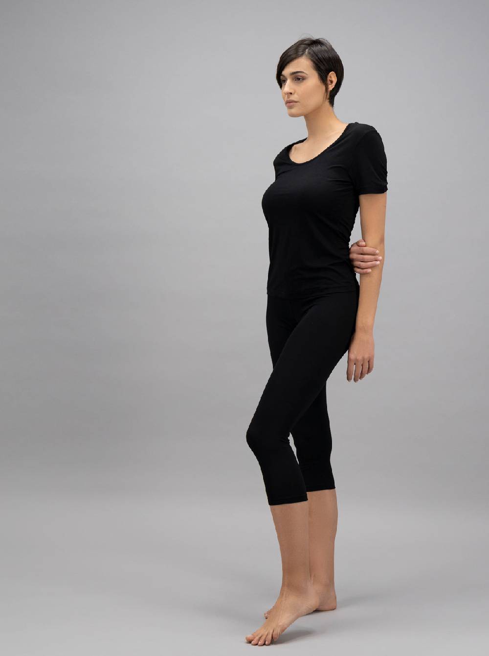 Oscalito Leggings In Micromodal A Vita Alta 1235