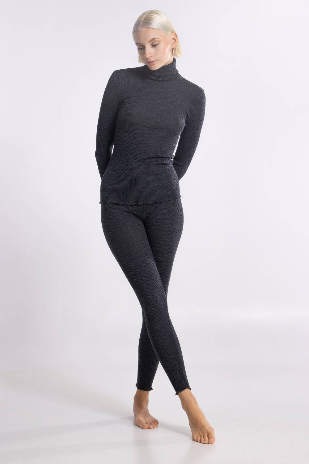 Oscalito Leggings Tubolare A Coste 3449