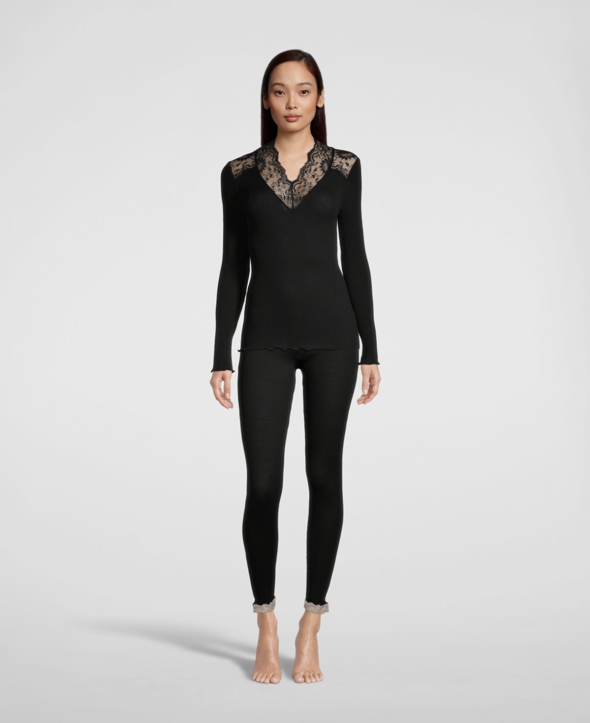 Oscalito Leggings Tubolare Con Pizzo 3419