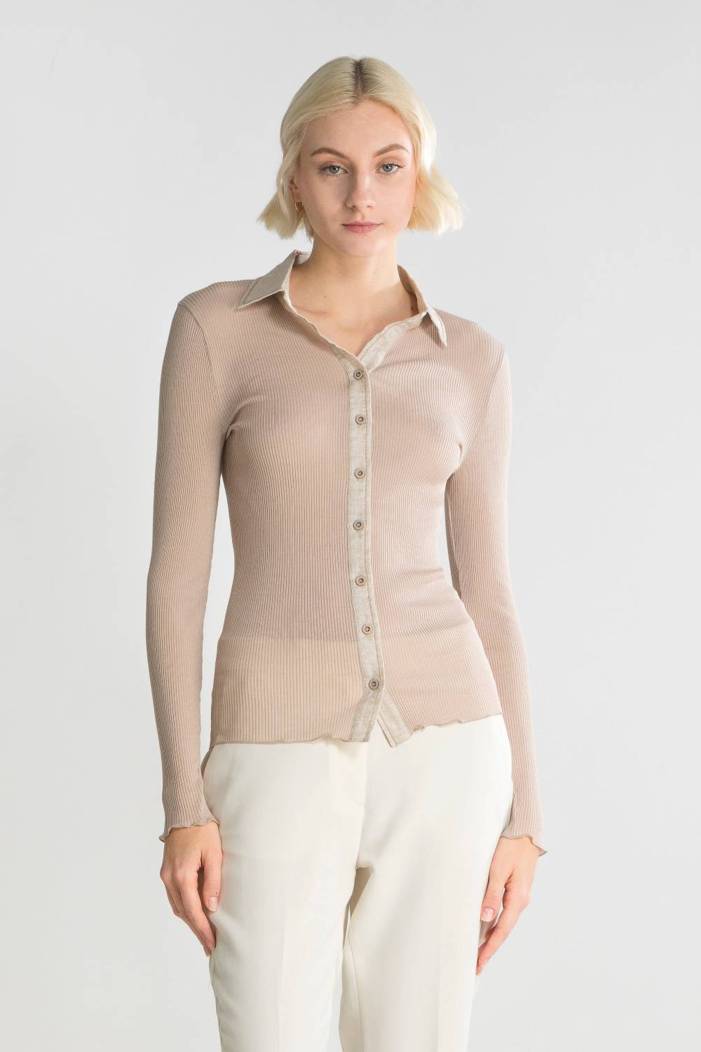 Oscalito Maglia a maniche lunghe Donna Cotone 8064