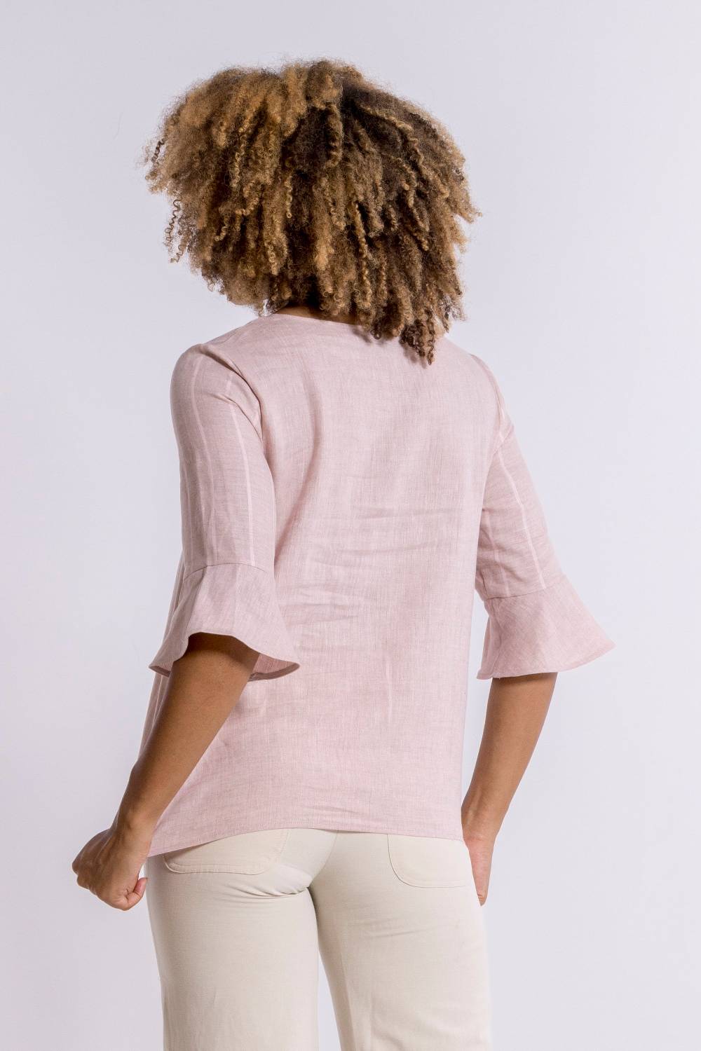 Oscalito Maglia Manica Lunga Donna 100% LINO 5785