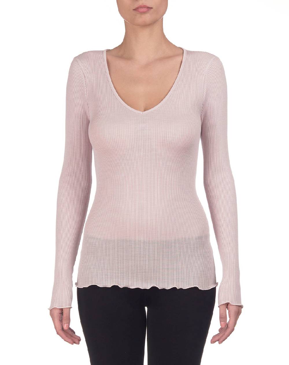 Oscalito Maglia Maniche Lunghe Scollo A V 3486