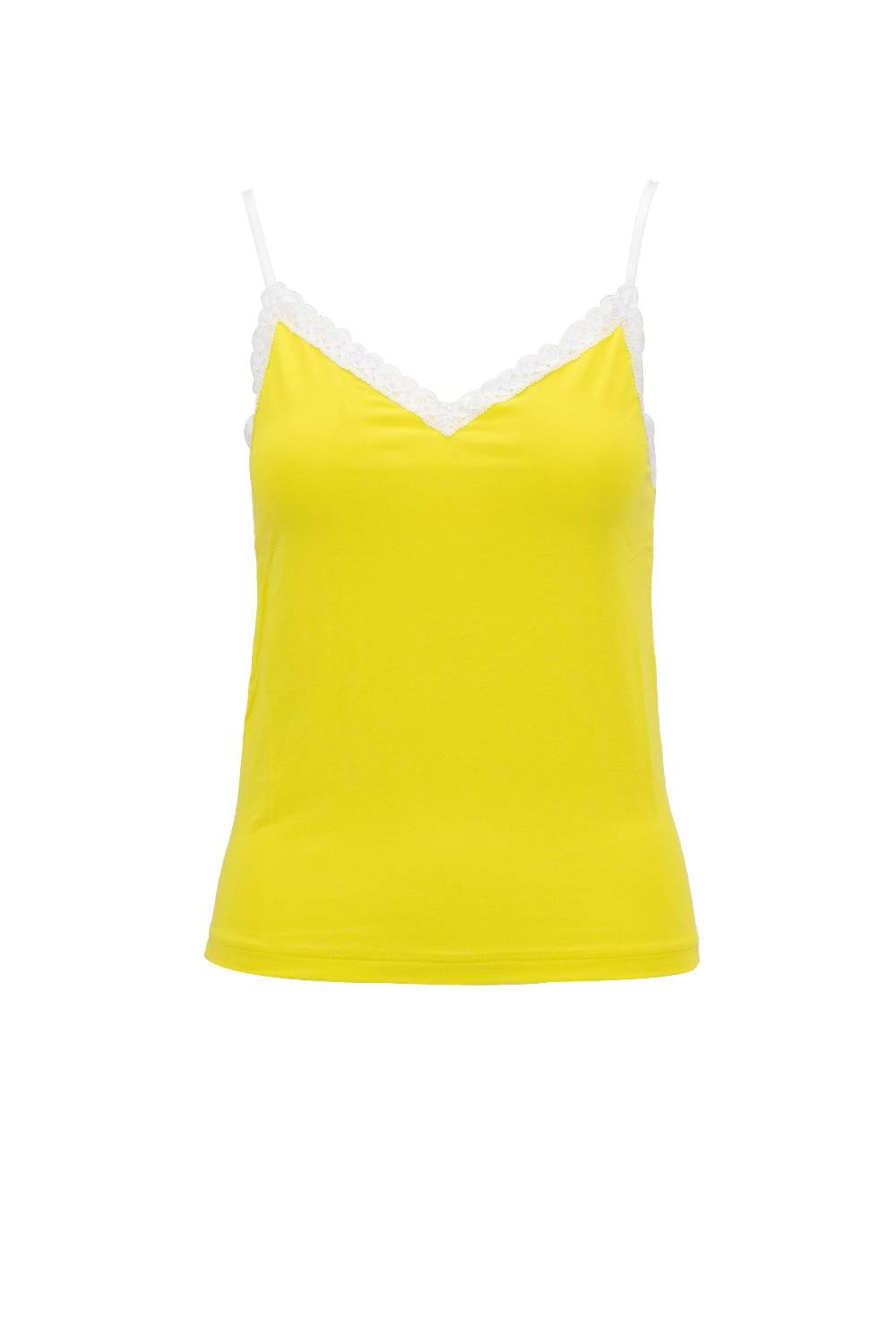 Oscalito Spaghetti Top Modal Con Foglie 1101