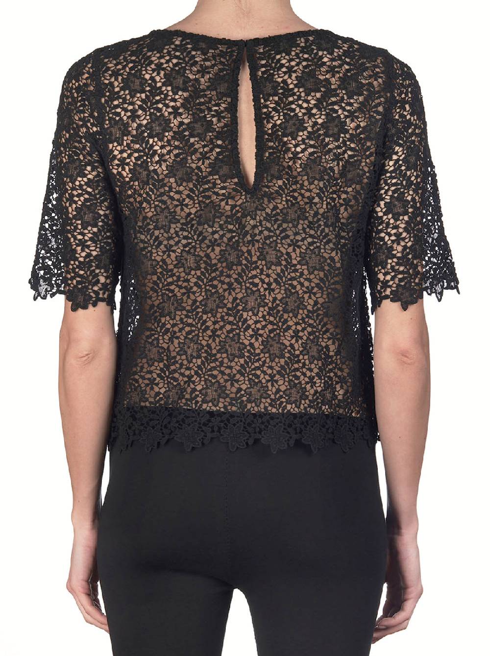 Oscalito T-shirt Allover Macramè 8042