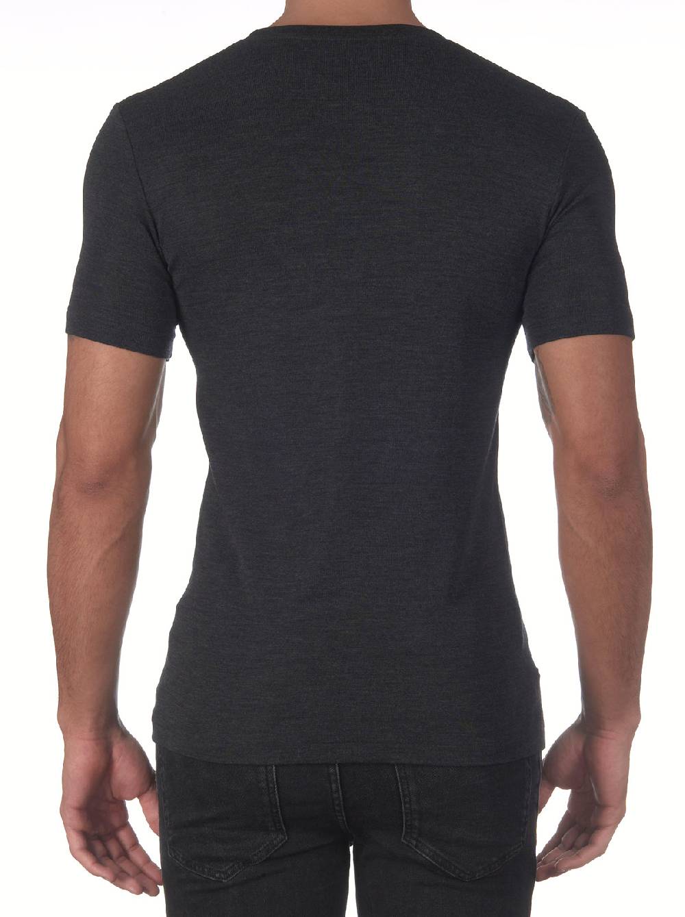 Oscalito T-shirt Con Scollo A V In Lana E Seta