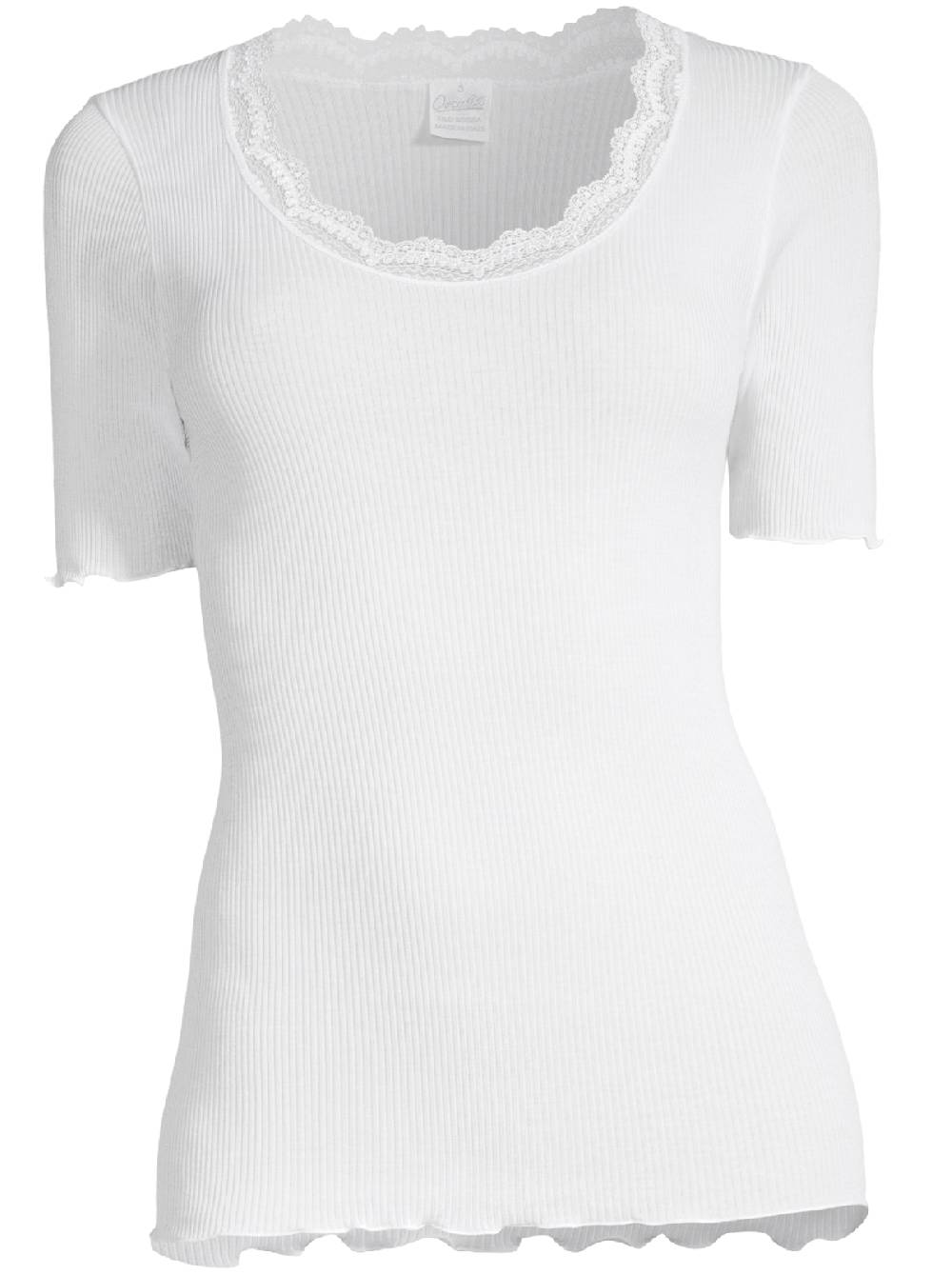 Oscalito T-shirt Filoscozia con Pizzo Leavers 3164