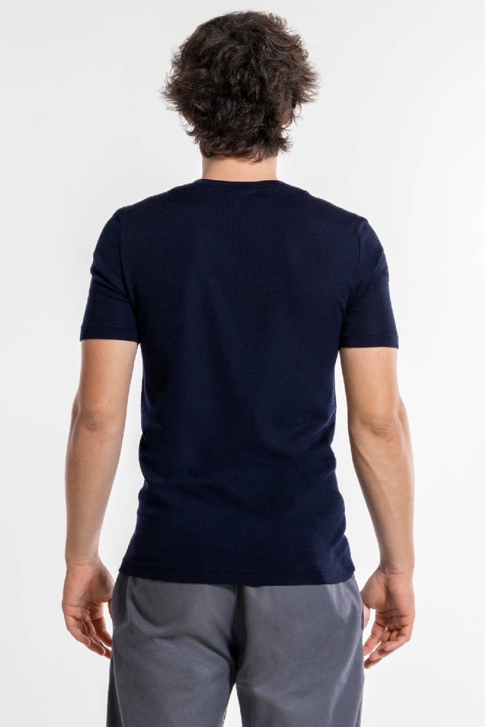 Oscalito T-Shirt Girocollo In Lana E Seta 624