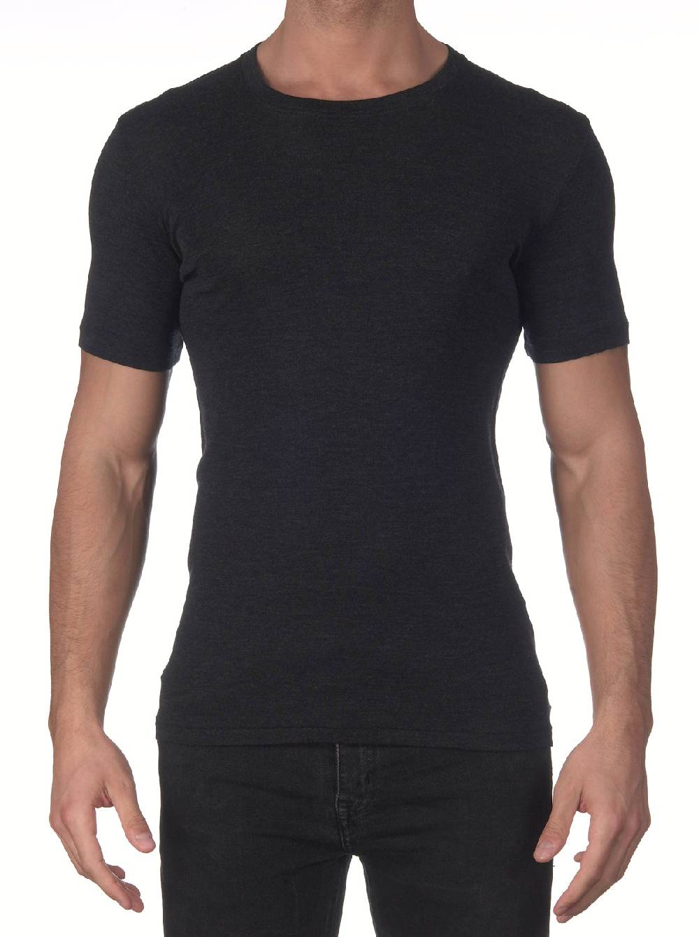 Oscalito T-Shirt Girocollo In Lana E Seta 624