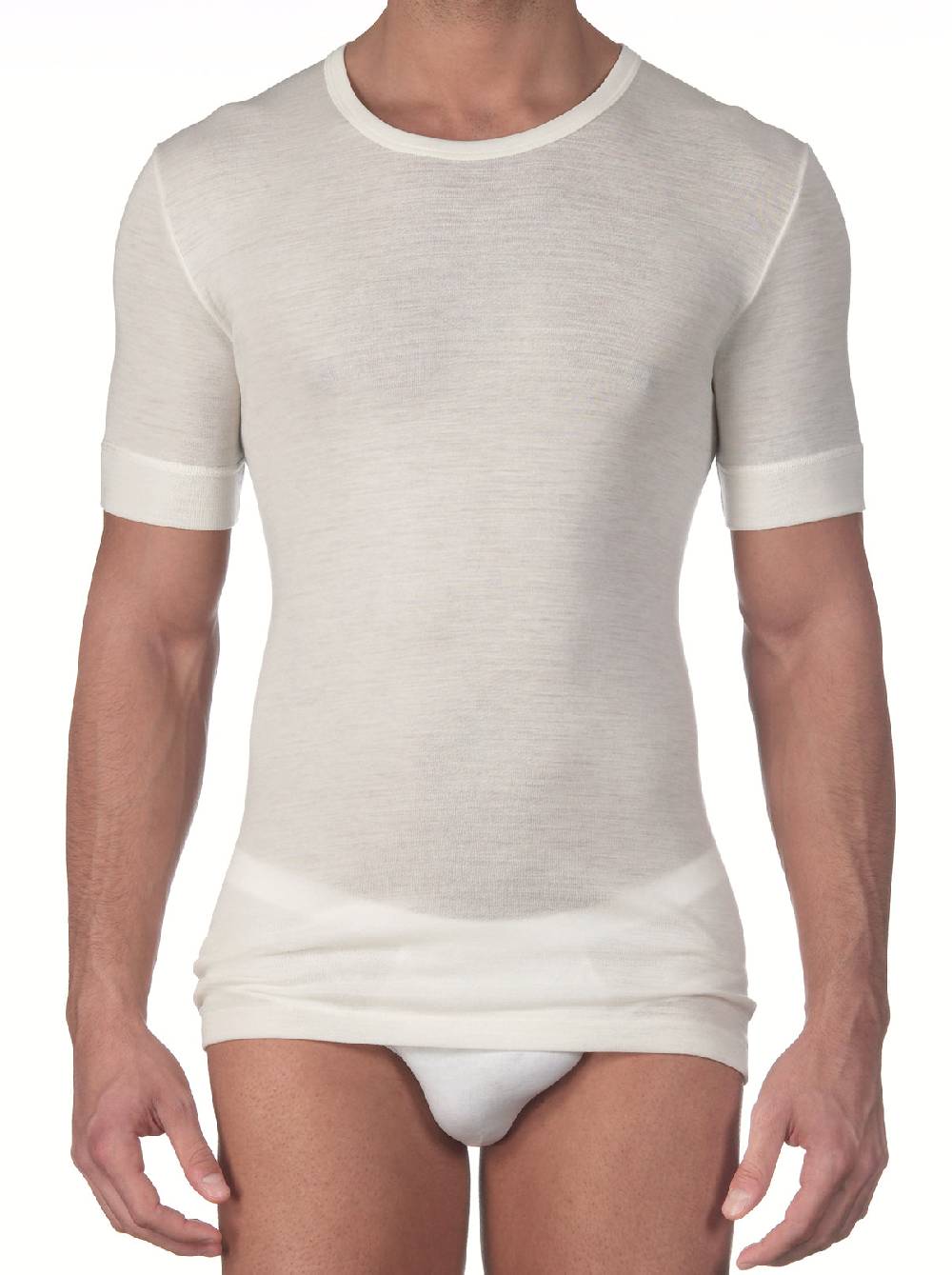 Oscalito T-shirt girocollo in lana merino 637