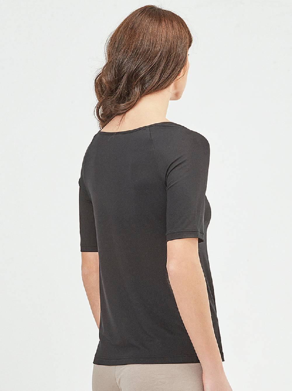 Oscalito T-Shirt In Micromodal Con Macramè 1371