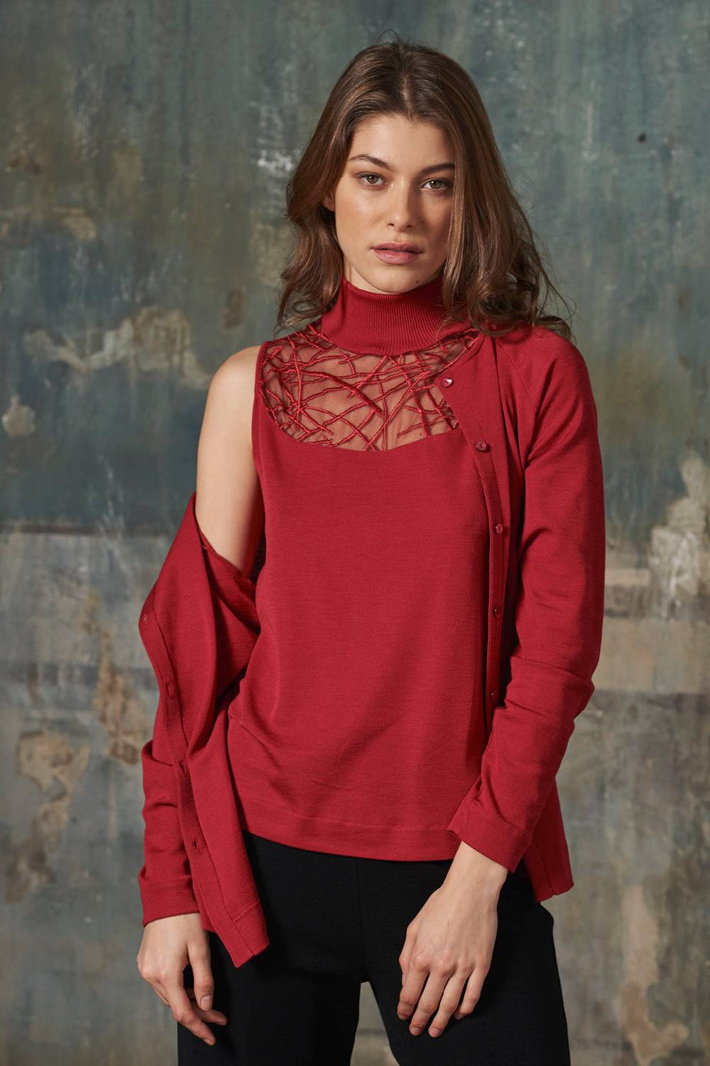 Oscalito Top Donna 70% Lana, 30% Seta 5846