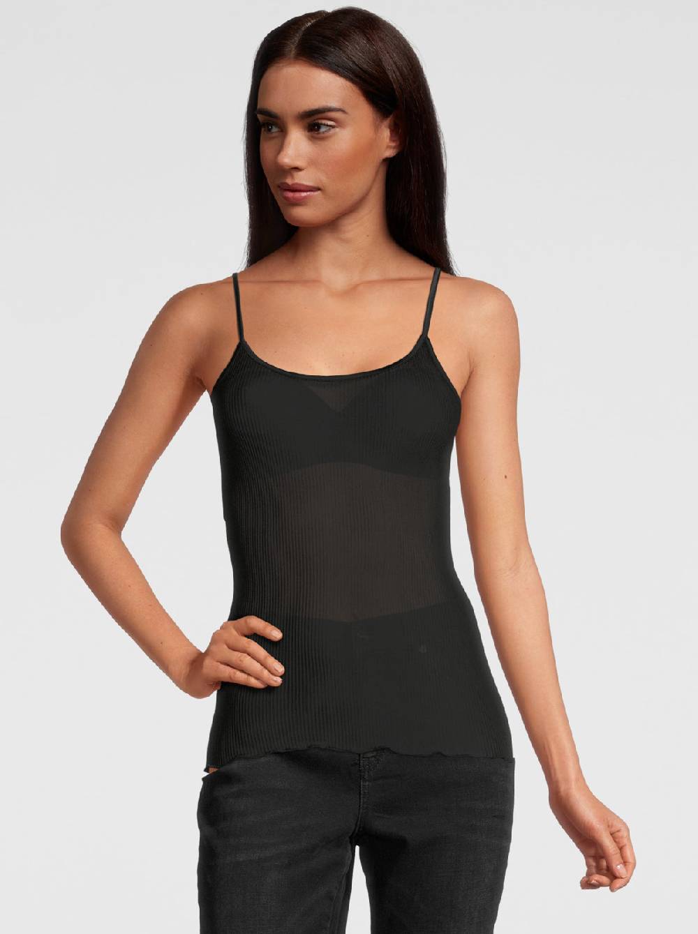 Oscalito Top In Pura Seta Organza 9450