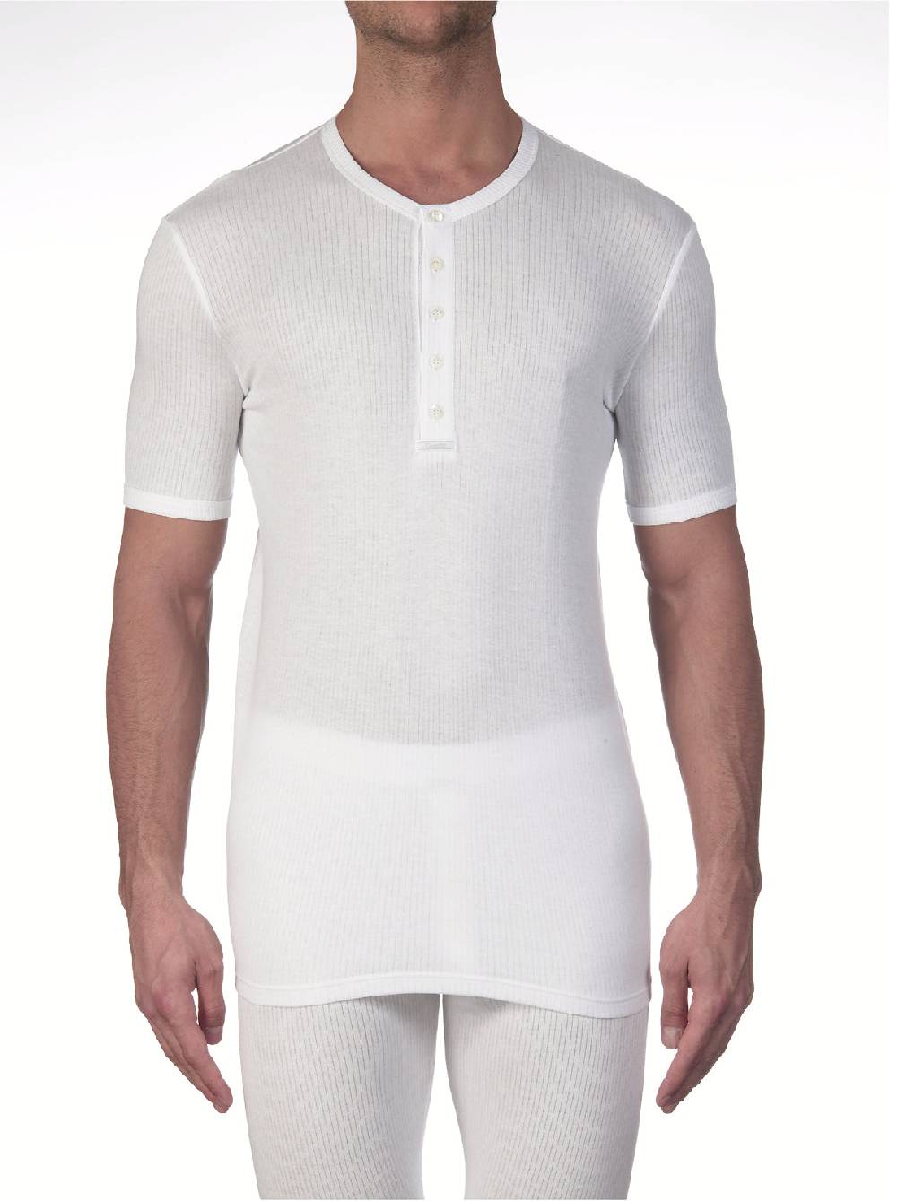 Oscalito T-shirt Apertura Bottone in Termotex® 5558