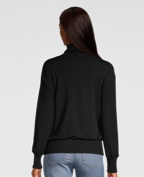 Oscalito The Superior Camicia Dolcevita Maniche Lunghe Inserto Lana 6691