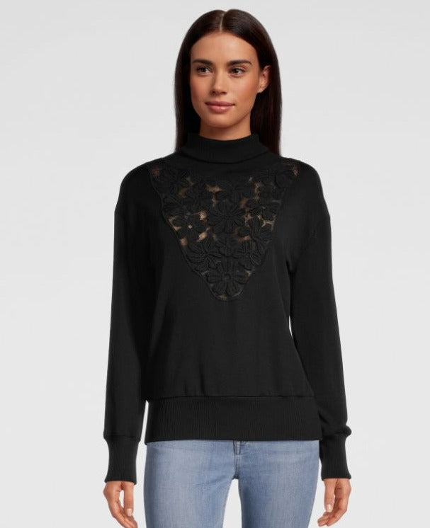 Oscalito The Superior Camicia Dolcevita Maniche Lunghe inserto Lana 6691