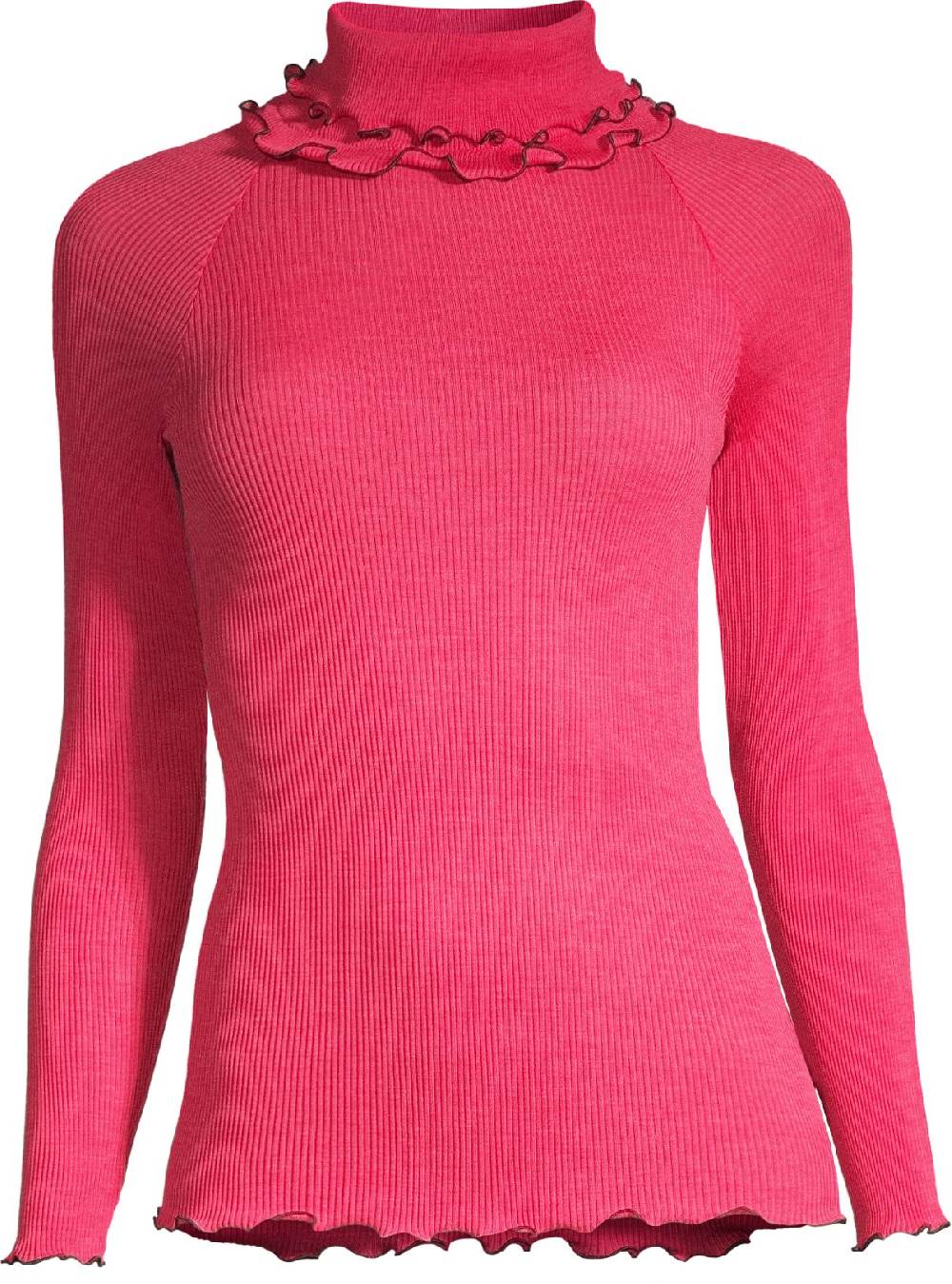 Oscalito Top Lupetto In Lana E Seta Con Cuciture Overlock A Contrasto Circus 6695