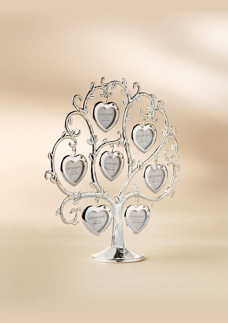 Ottaviani Albero Genealogico Con Portafoto In Met. Argent