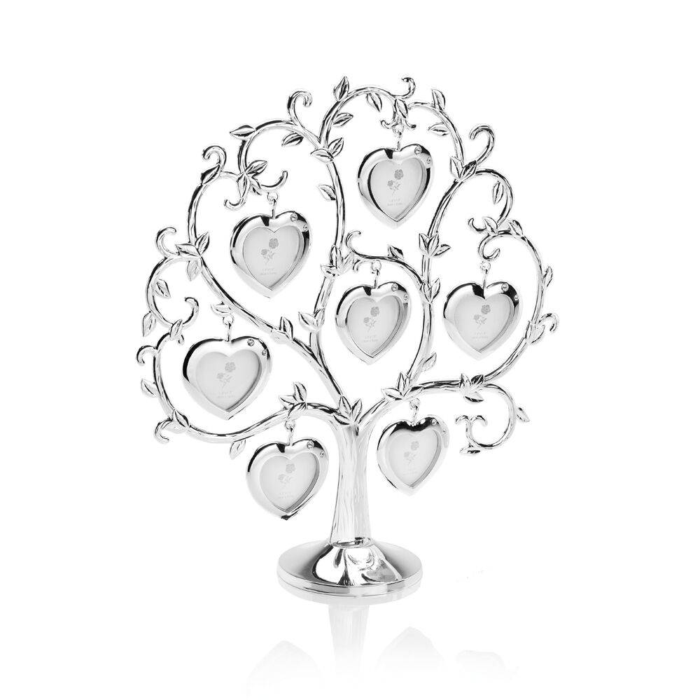 Ottaviani Albero genealogico con portafoto in met. argent