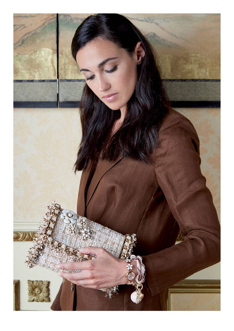 Ottaviani Borsa Gioiello Con Cristalli,strass E Smalti