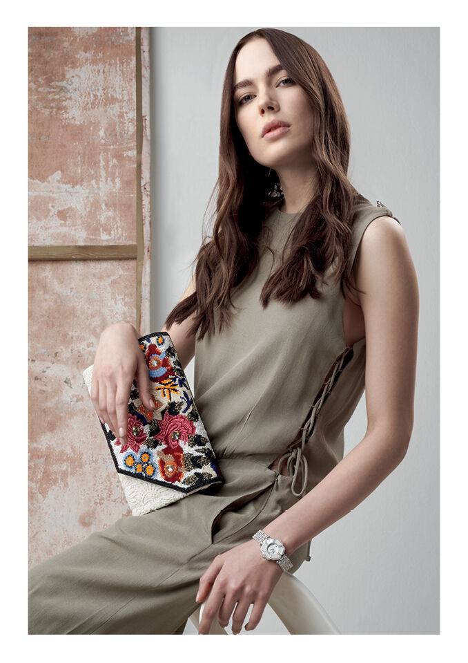 Ottaviani Borsa Gioiello Ricami,cristalli,perline Strass