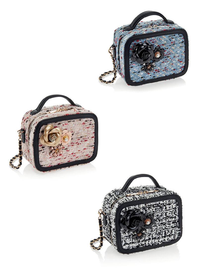 Ottaviani Borsa Gioiello Tessuto Con Smalti,p.bj E Stras