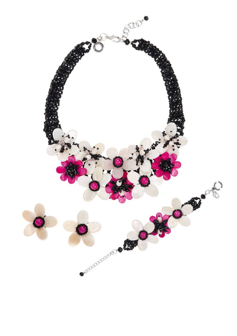 Ottaviani Bracciale Con Agata,madreperla,perle,cristalli