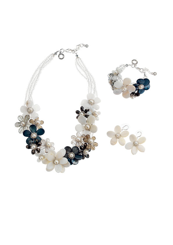 Ottaviani Bracciale Con Perle, Madreperla E Cristalli