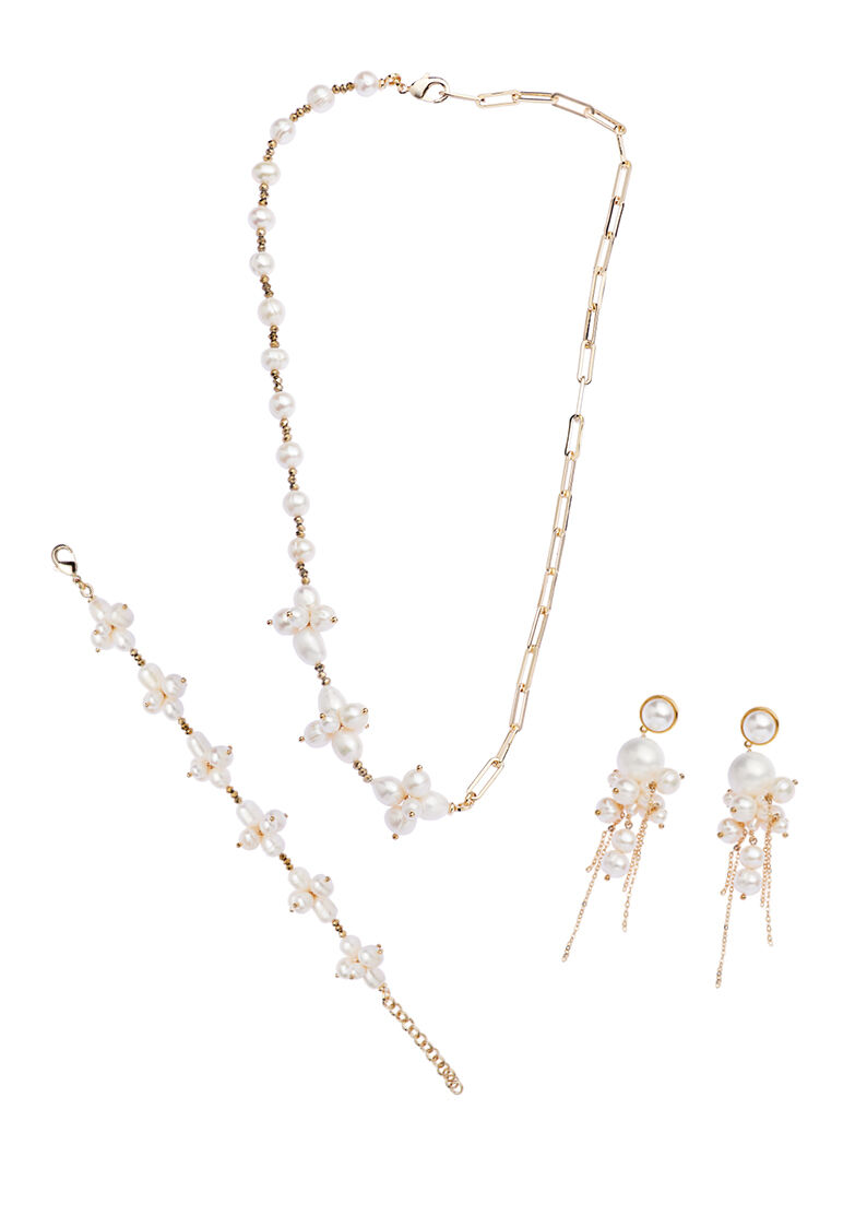 Ottaviani Bracciale Dorato Con Perle Di Vetro E Perle Fi