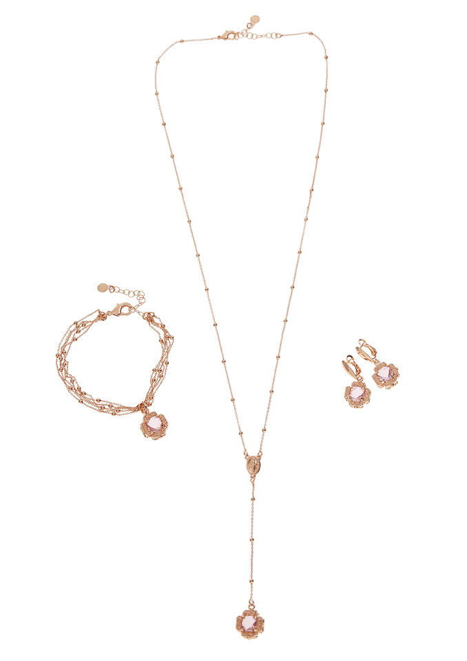 Ottaviani Bracciale"gotico"in Argento Con Cristalli