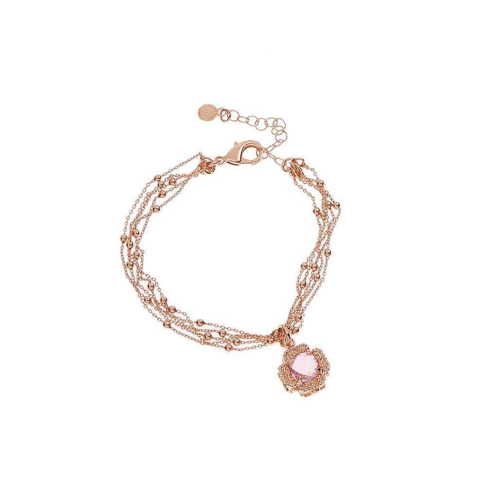 Ottaviani Bracciale"gotico"in argento con cristalli