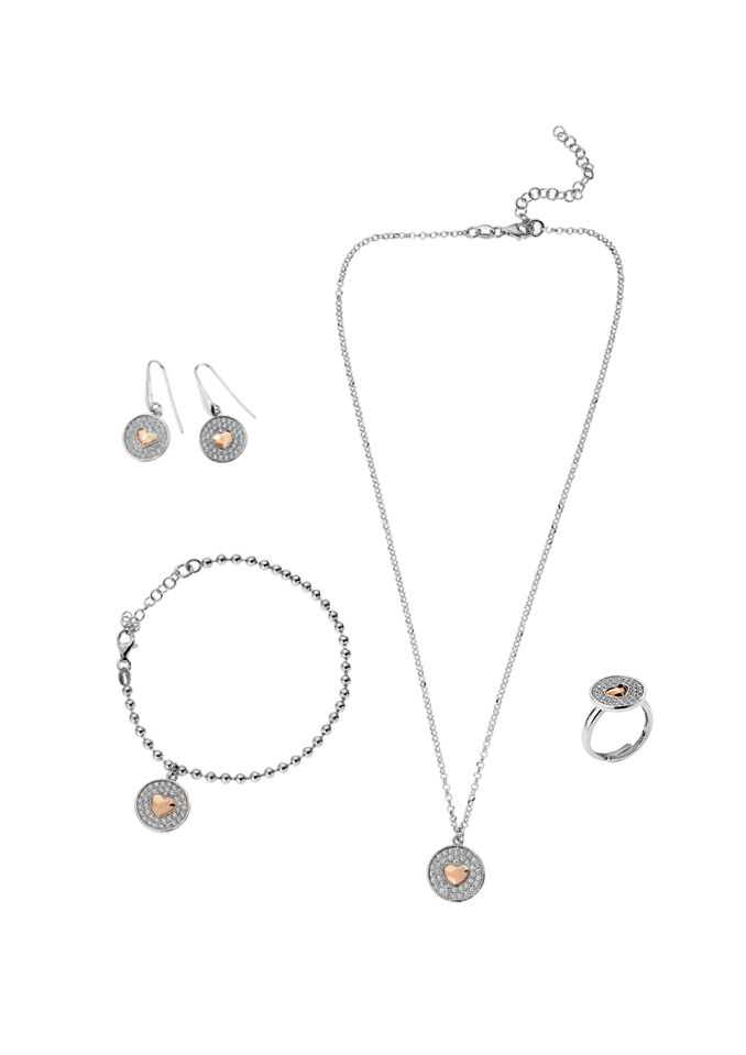 Ottaviani Bracciale"sogno Innamorato"in Arg C/zirconi