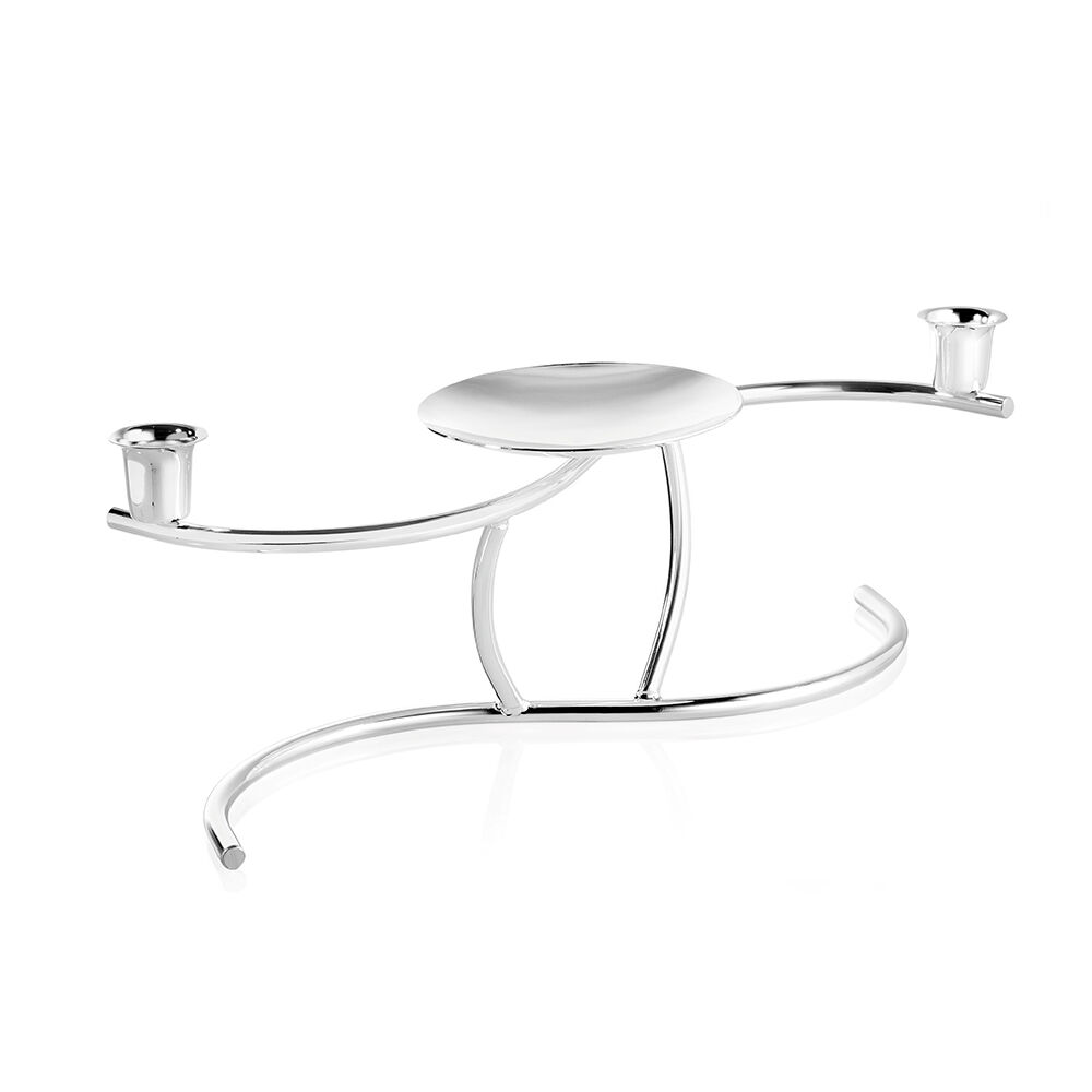 Ottaviani Candeliere e centrotavola metallo arg/strass