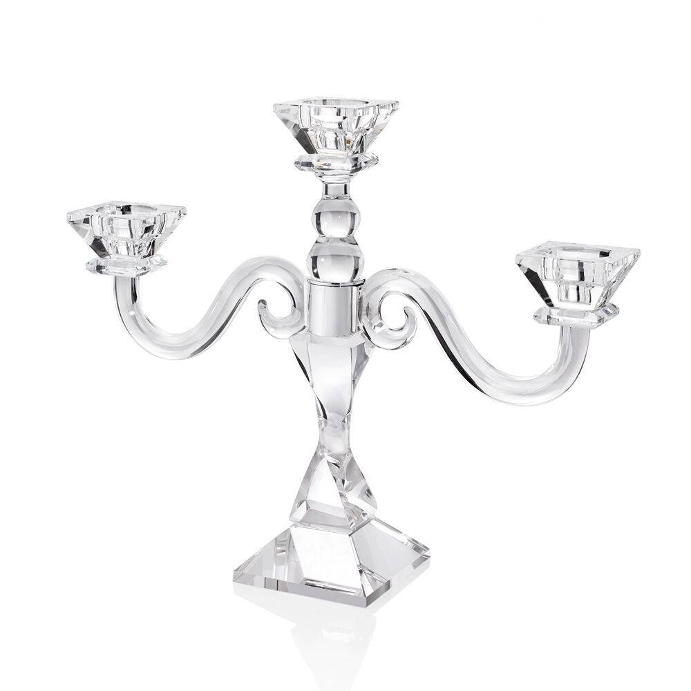 Ottaviani Candeliere in cristallo 3 fiamme 33x10x32 cm