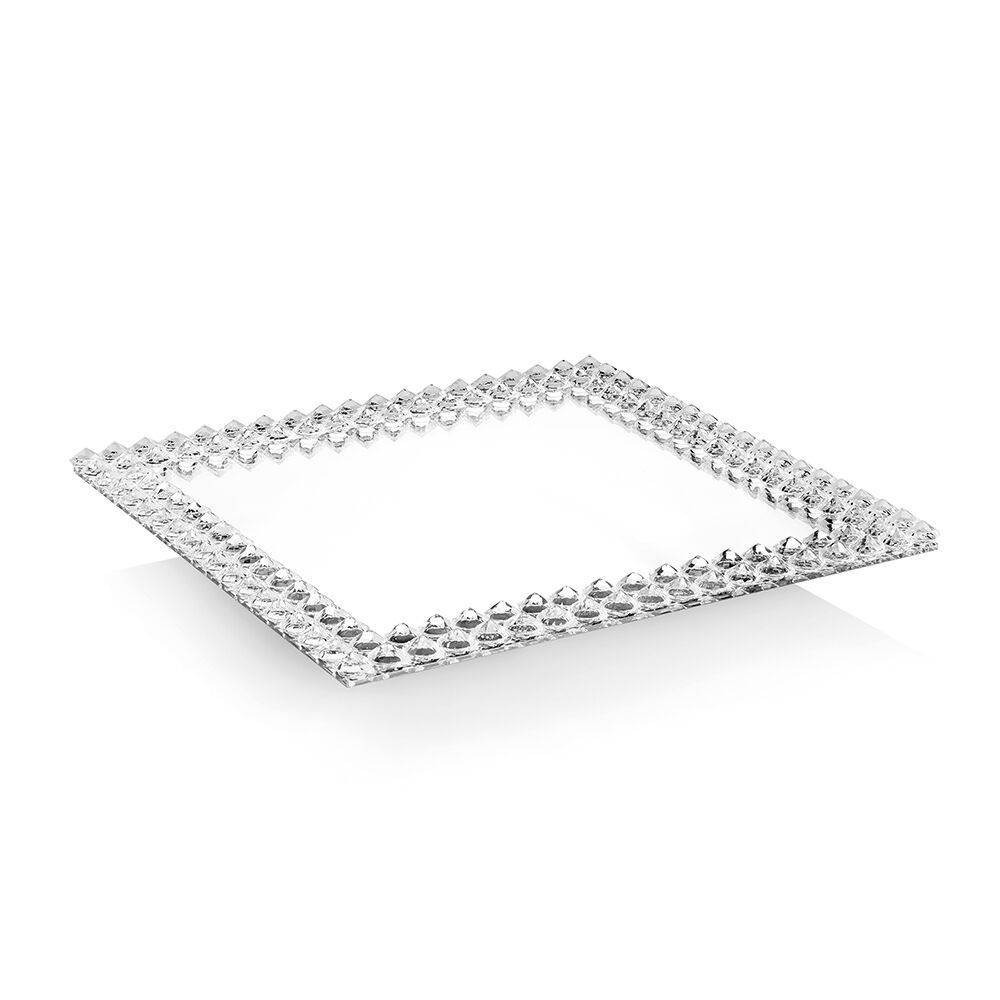 Ottaviani Centrotavola girevole con cristalli cm.30x30