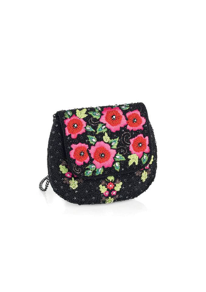 Ottaviani Clutch Con Ricami,cristalli,perline E Strass