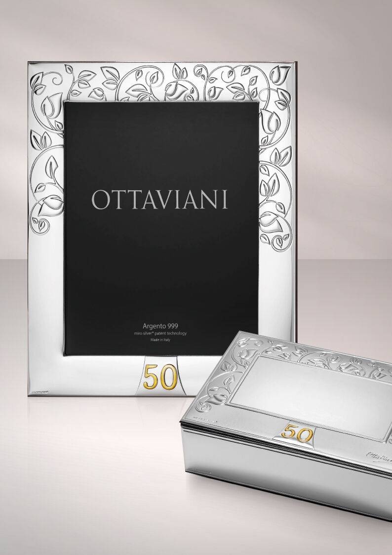 Ottaviani Cofanetto "l'albero Delle Nozze D'oro" 10x15