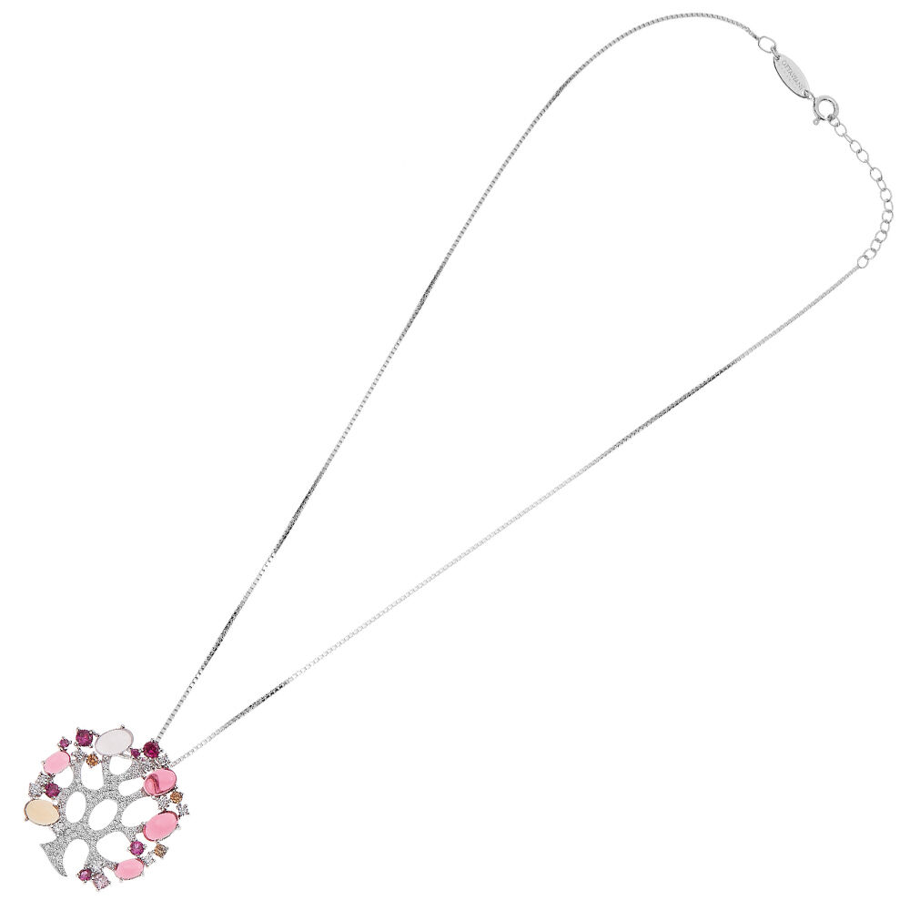 Ottaviani Collana"albero dei sogni" arg rod con zirconi