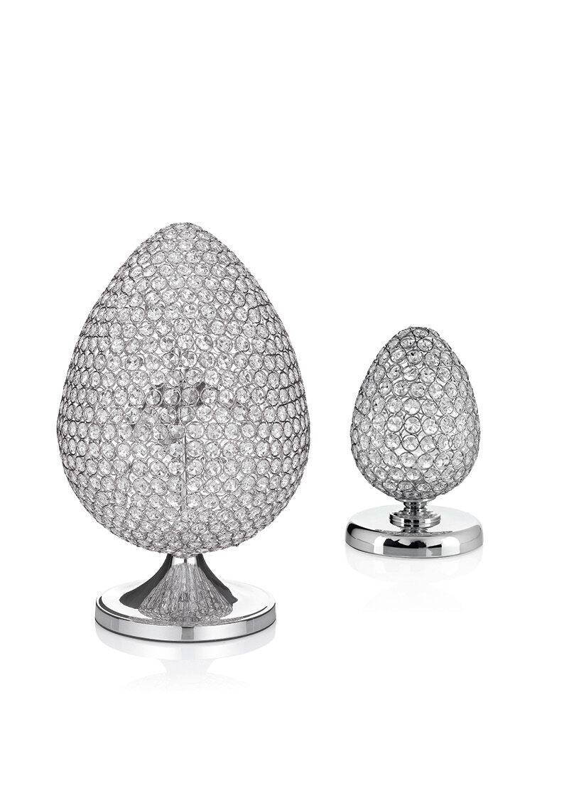 Ottaviani Lampada "l'uovo Di Diamante" Diam.cm30 H.48cm