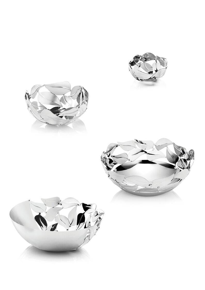 Ottaviani Mini Porta Bon-bon "foglie" Diam.cm.12,5 H.6,5